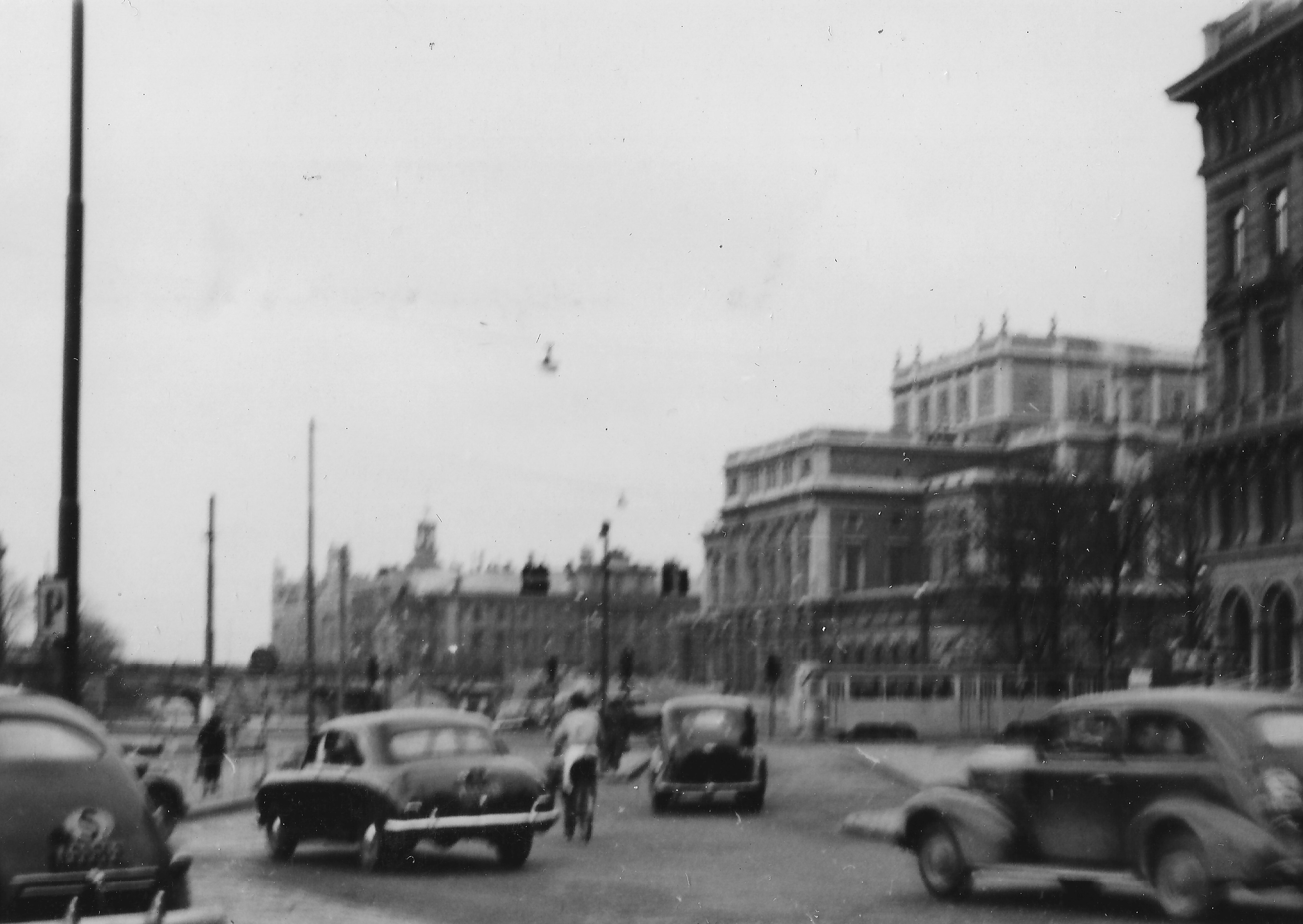 Cars on street