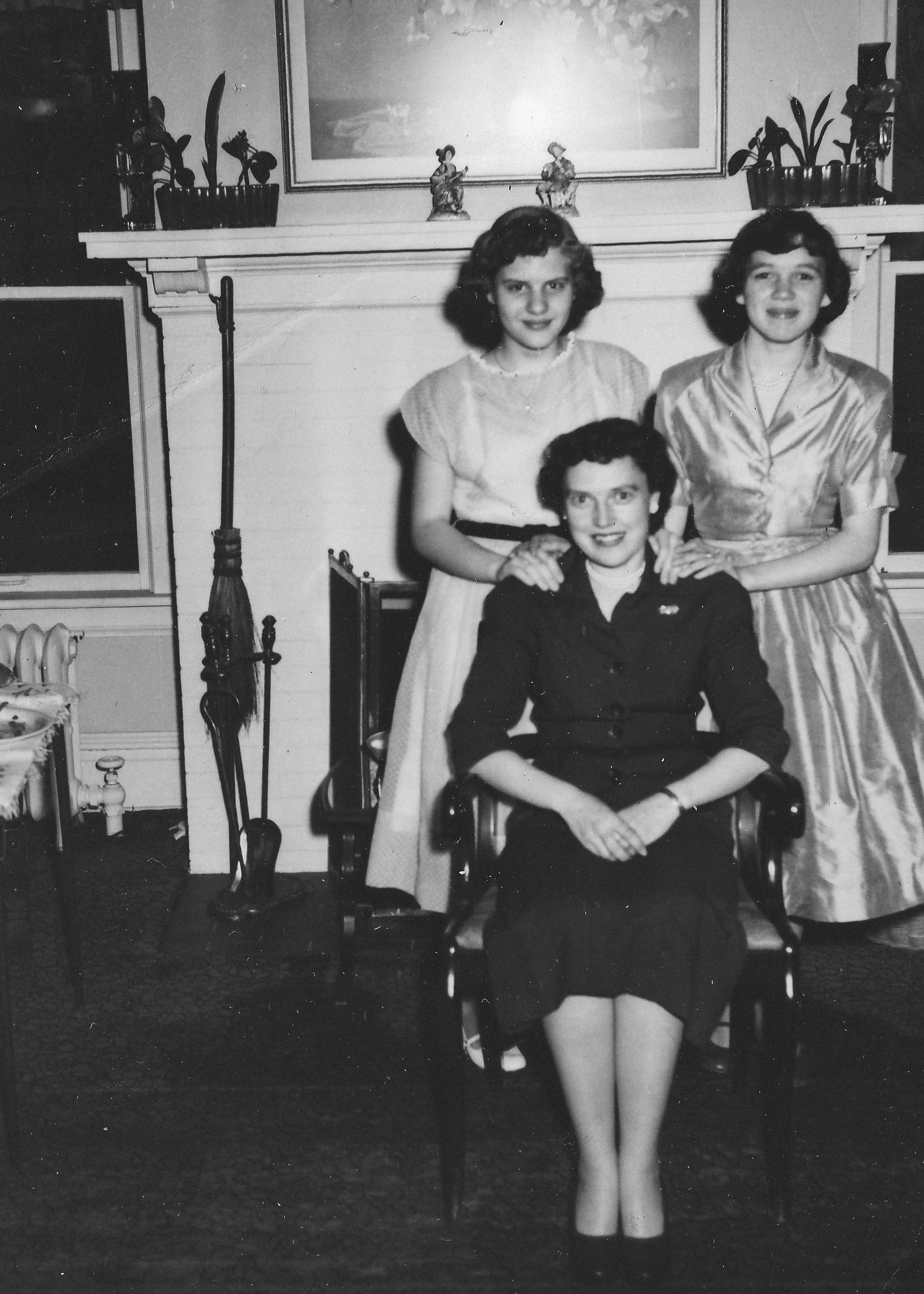Vintage photo of women