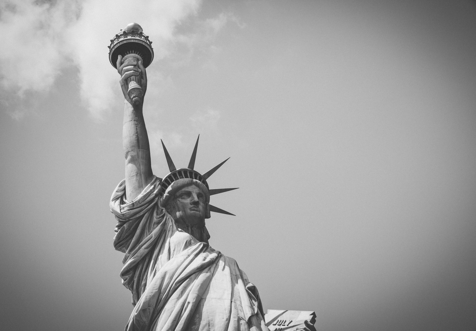 statue of liberty close up