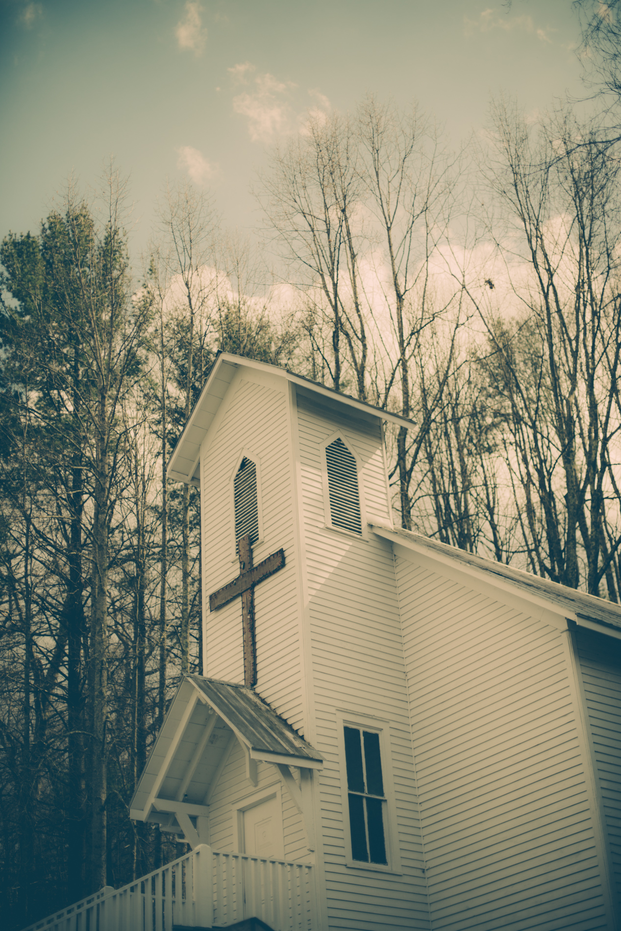 winter church
