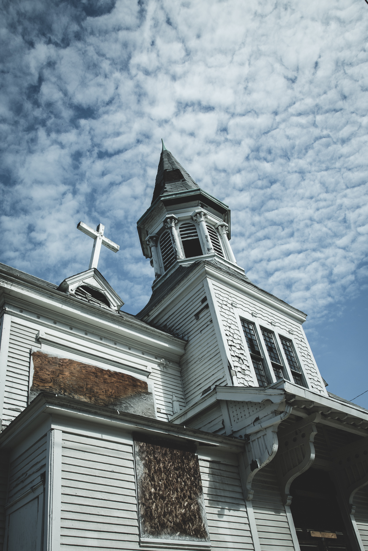 church falling apart
