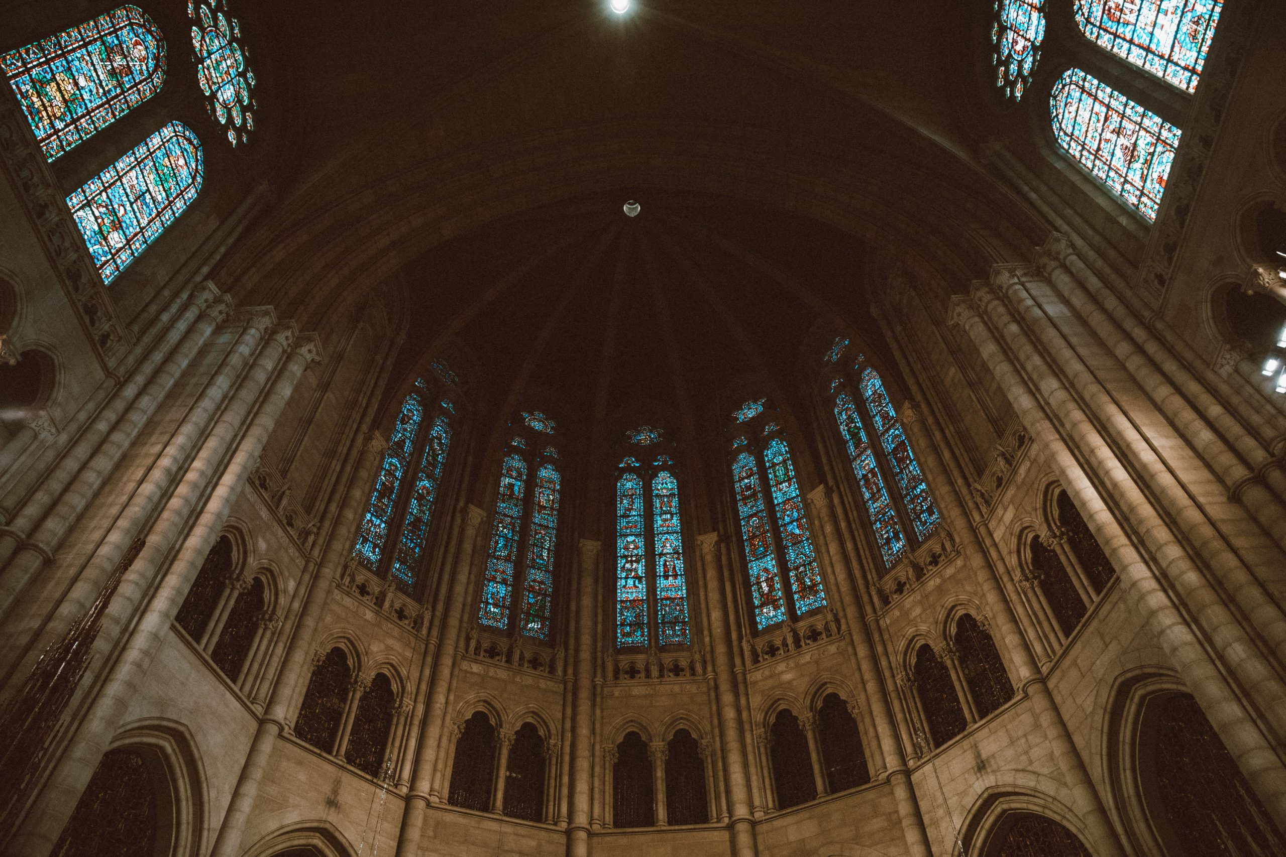 Stained glass ceiling