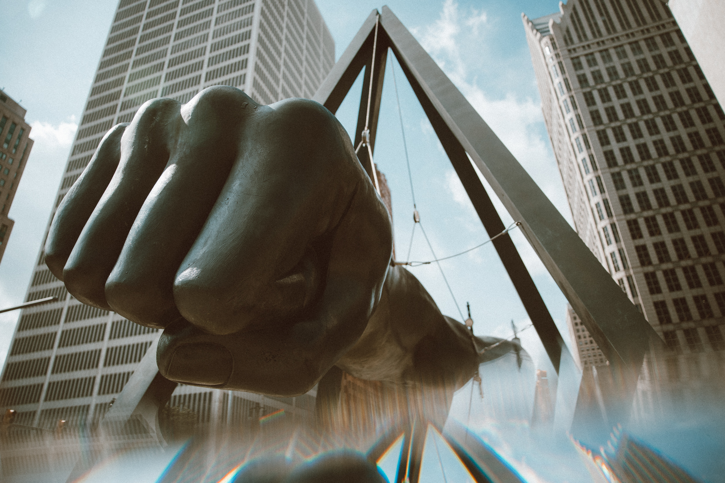 The fist downtown