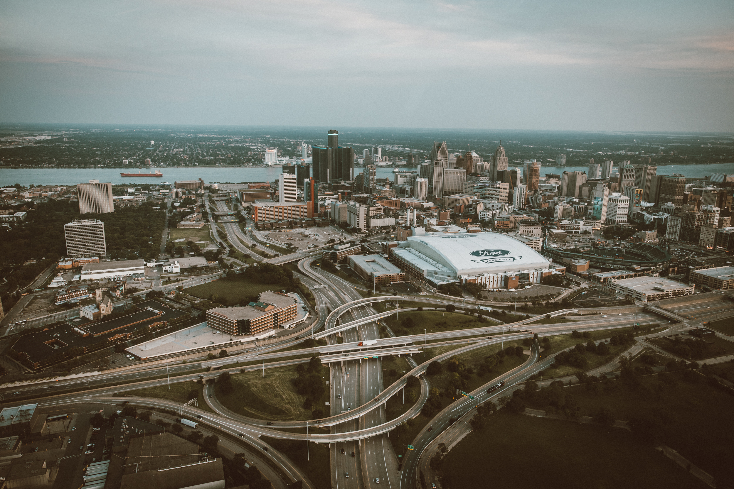 Entering detroit