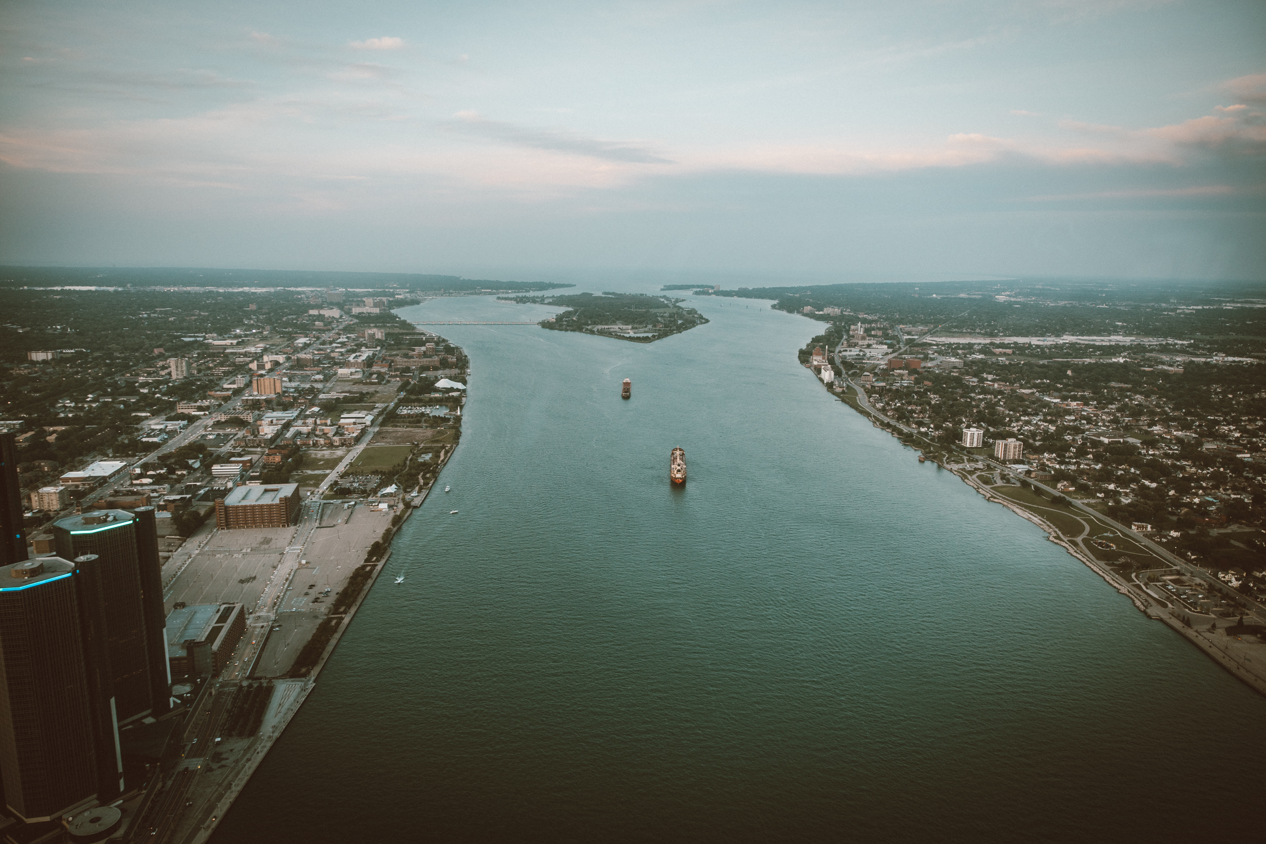 Detroit river