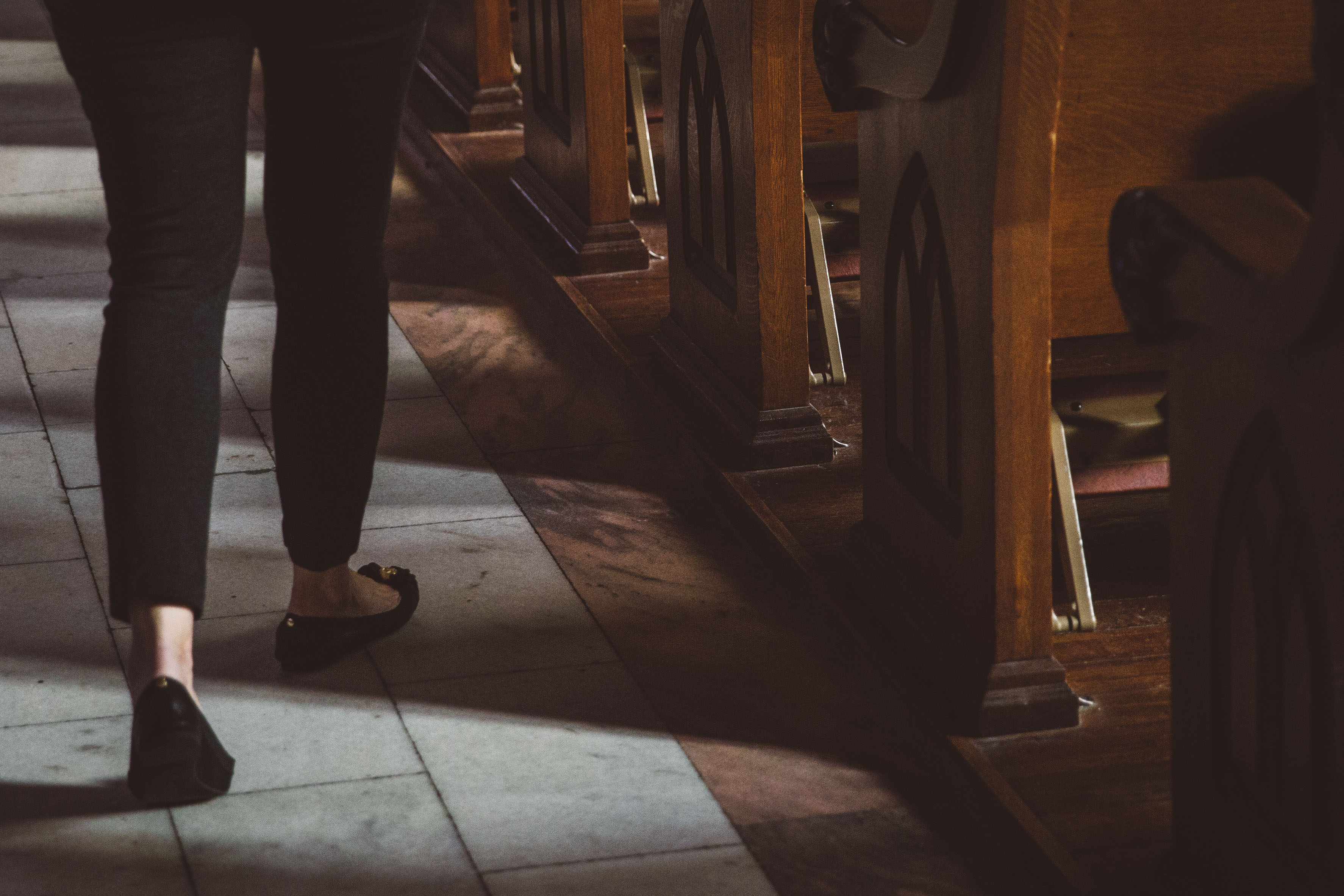 Walking the pews