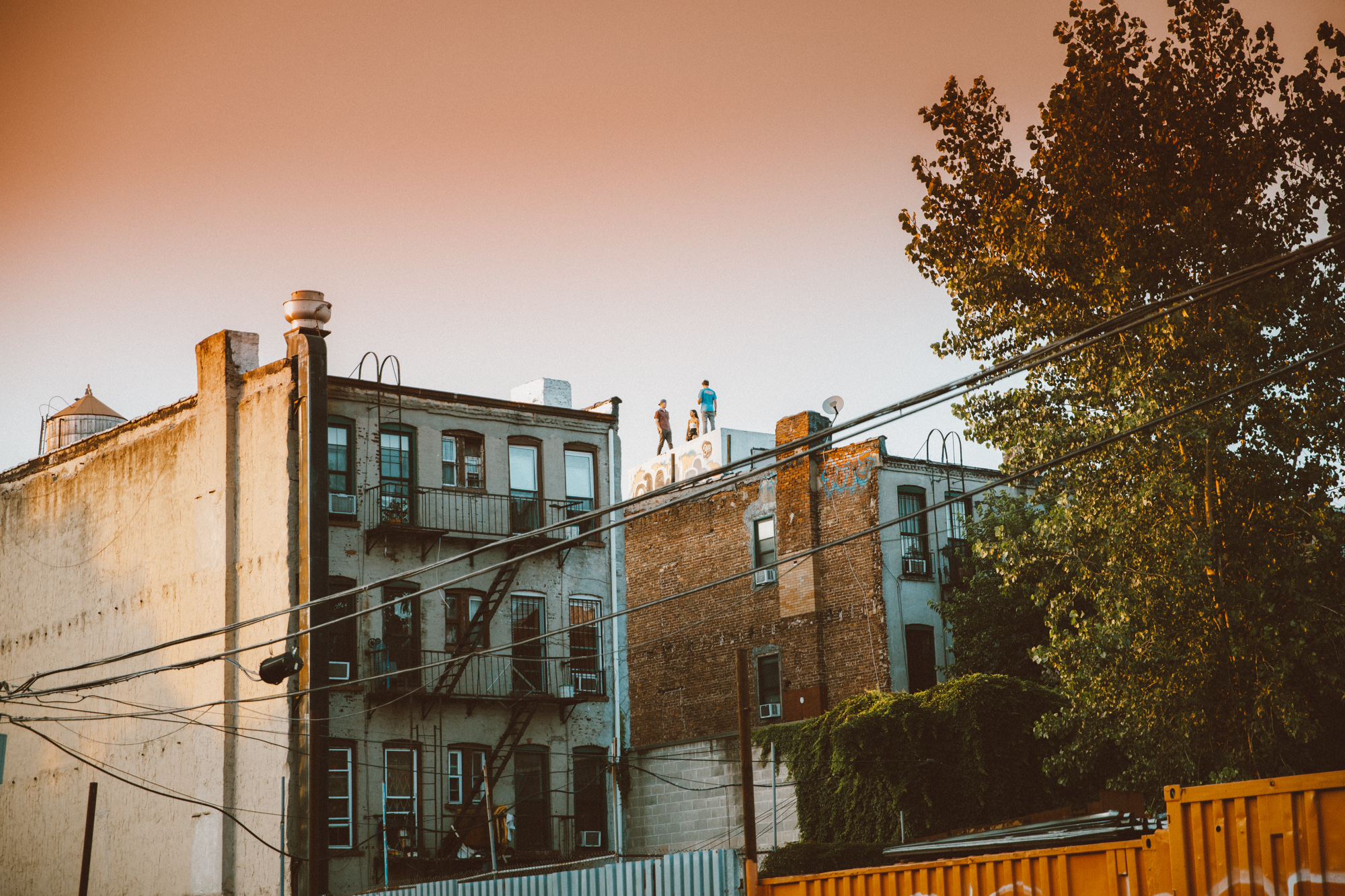 Sunset in brooklyn