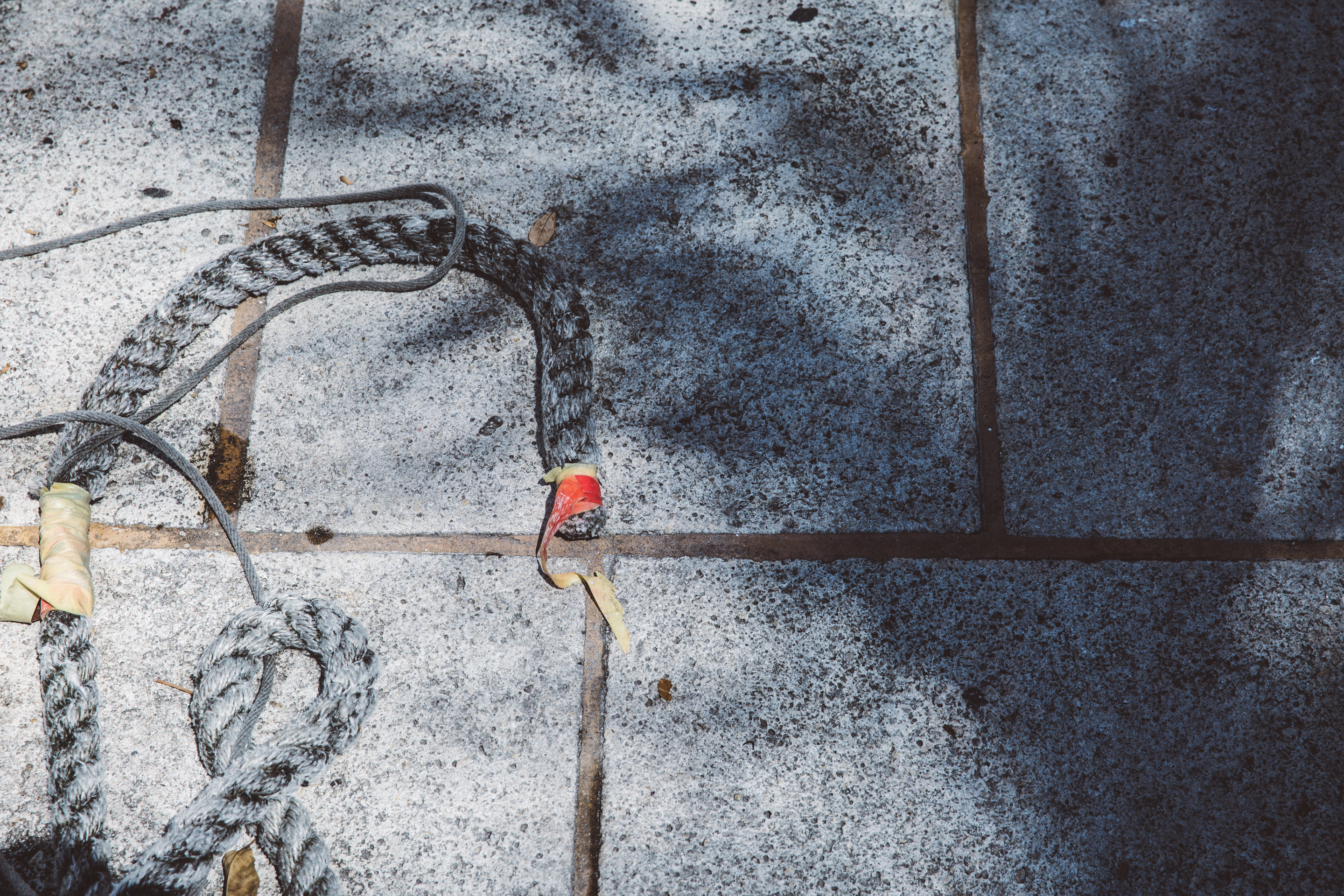 The rope ends
