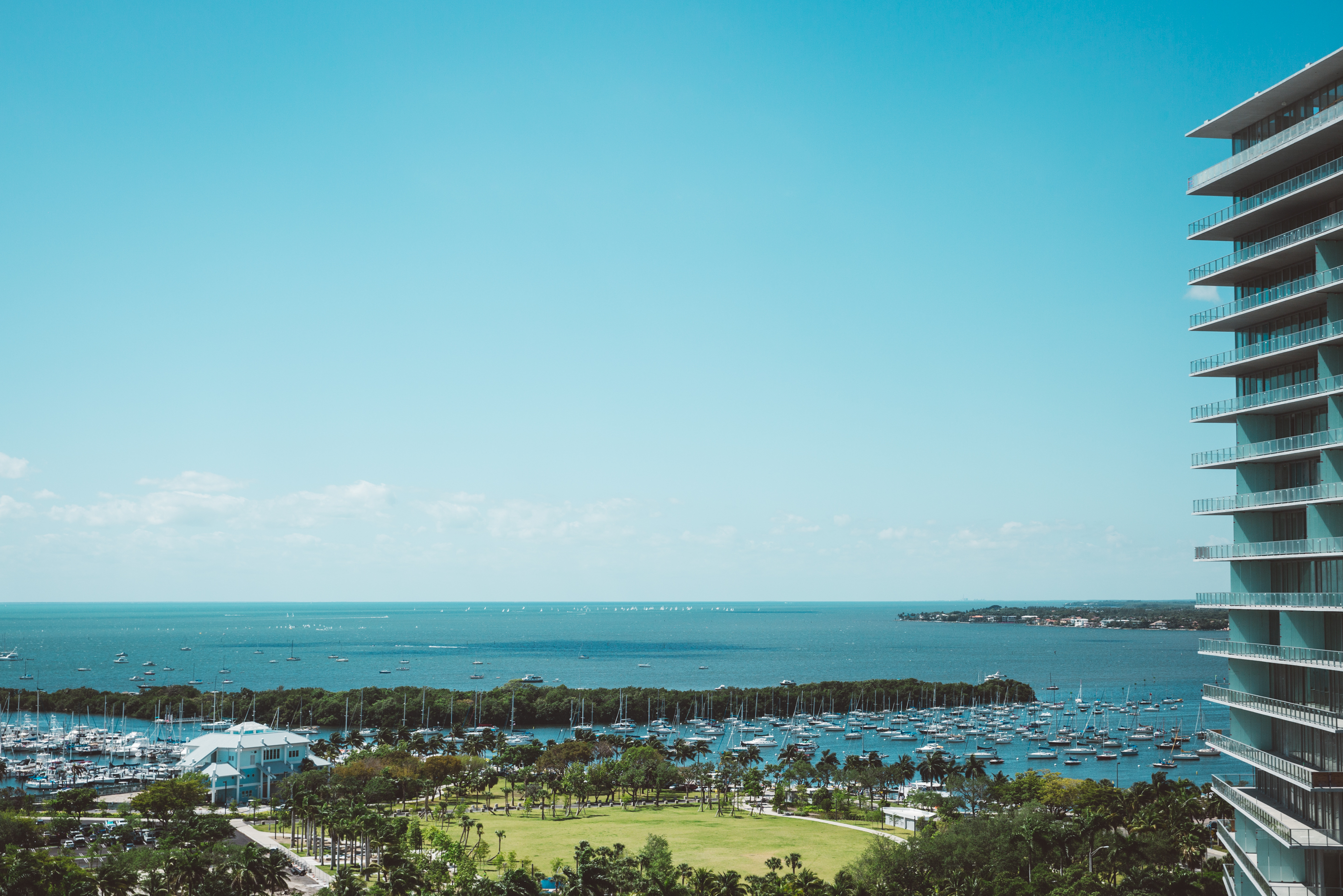 The marina