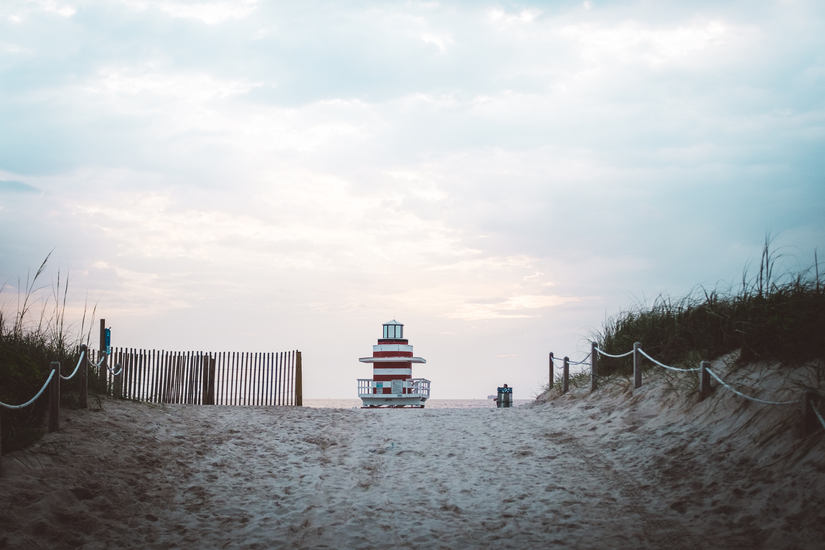 A sandy path