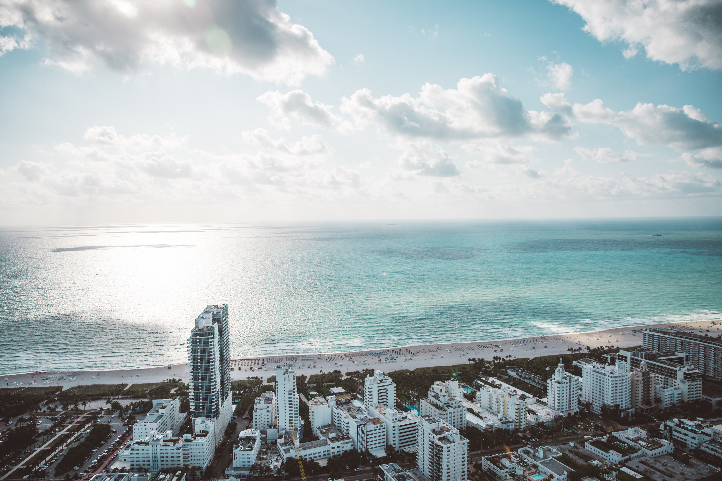 White buildings