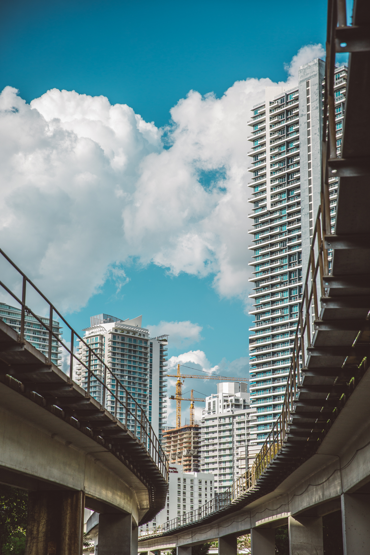 Concrete and skyscrapers