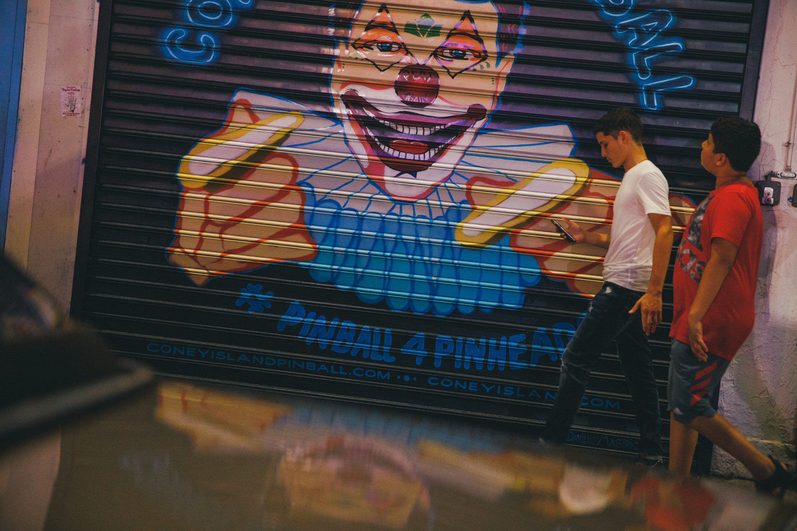Clown painting