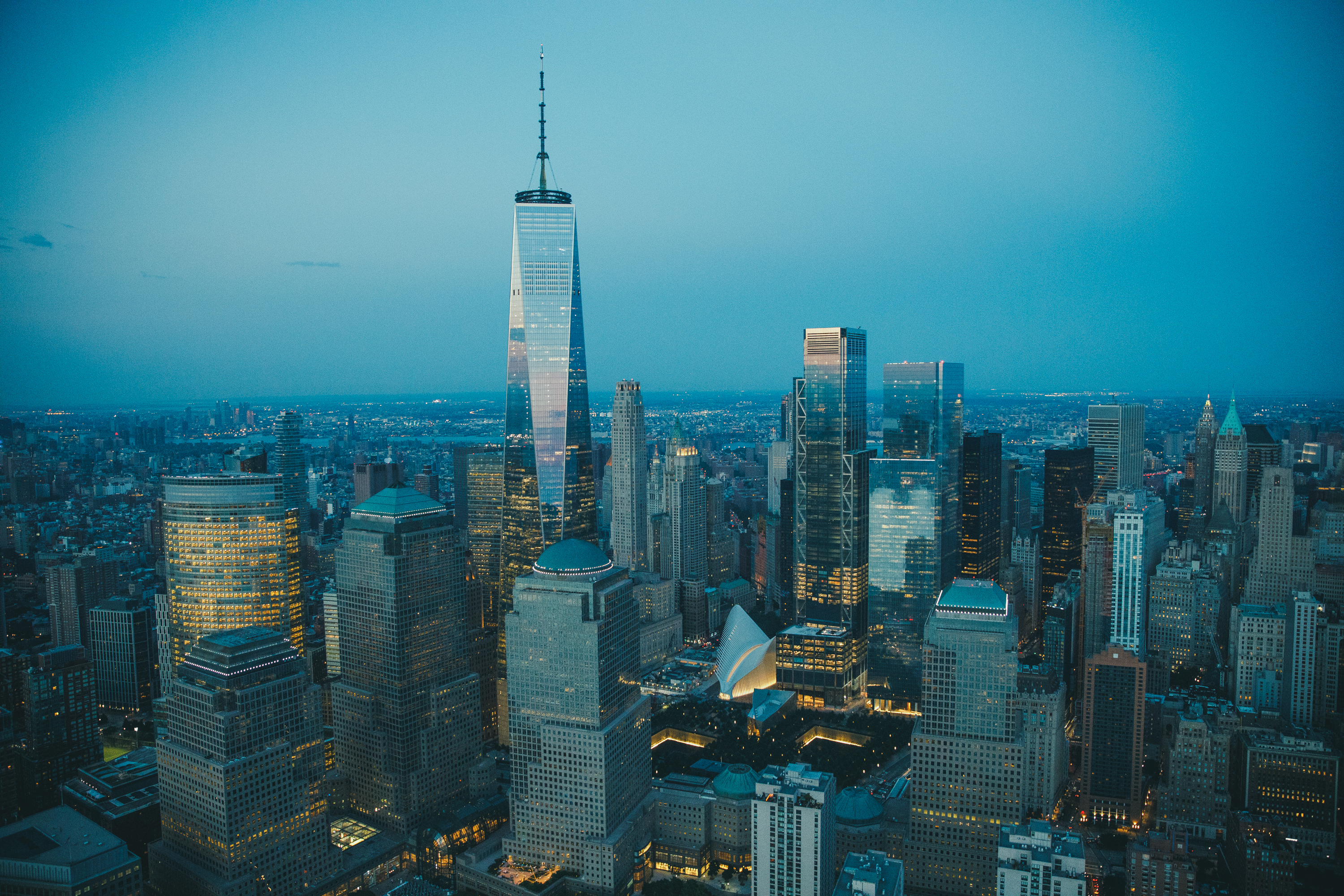Aerial NYC view