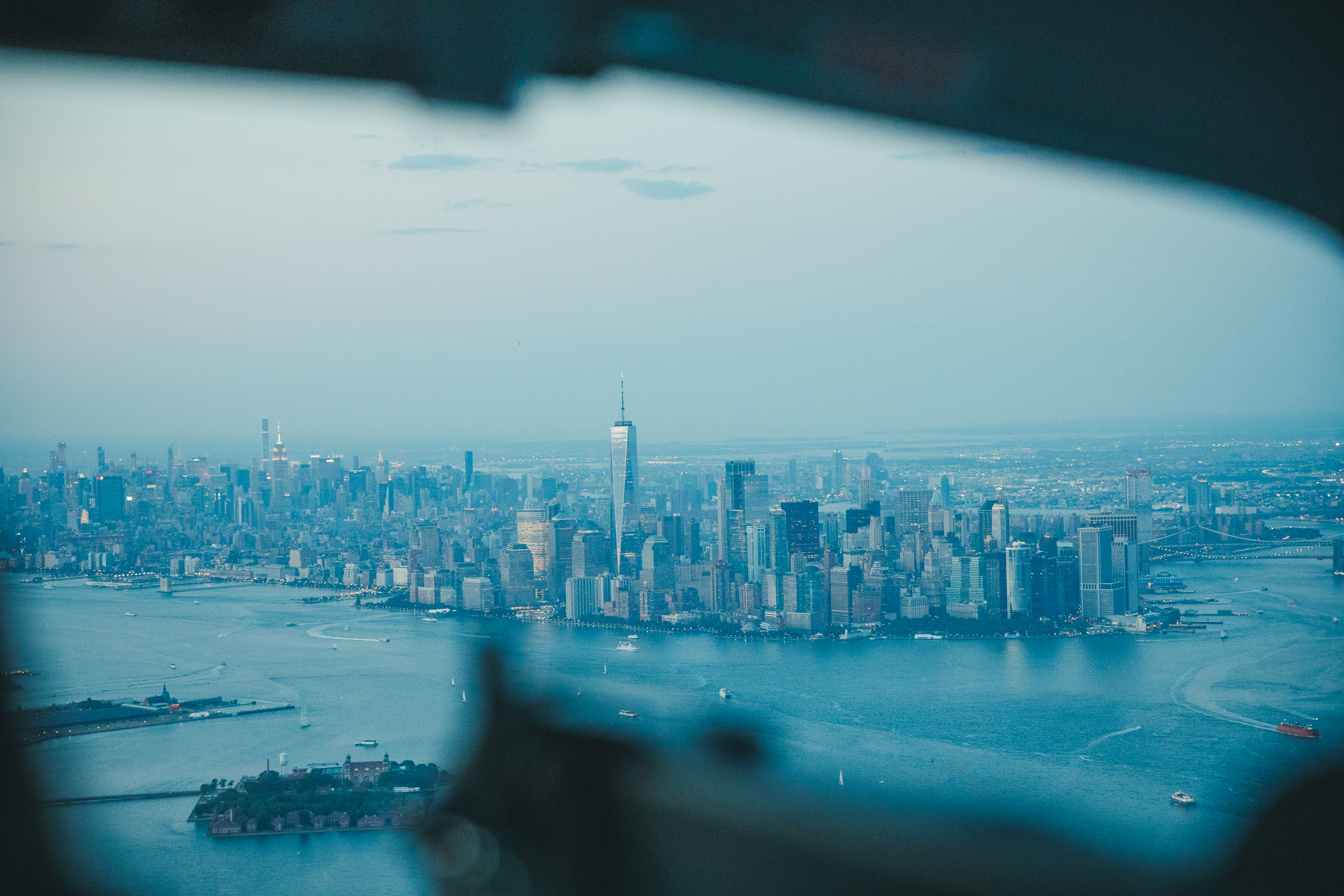 NYC in distance
