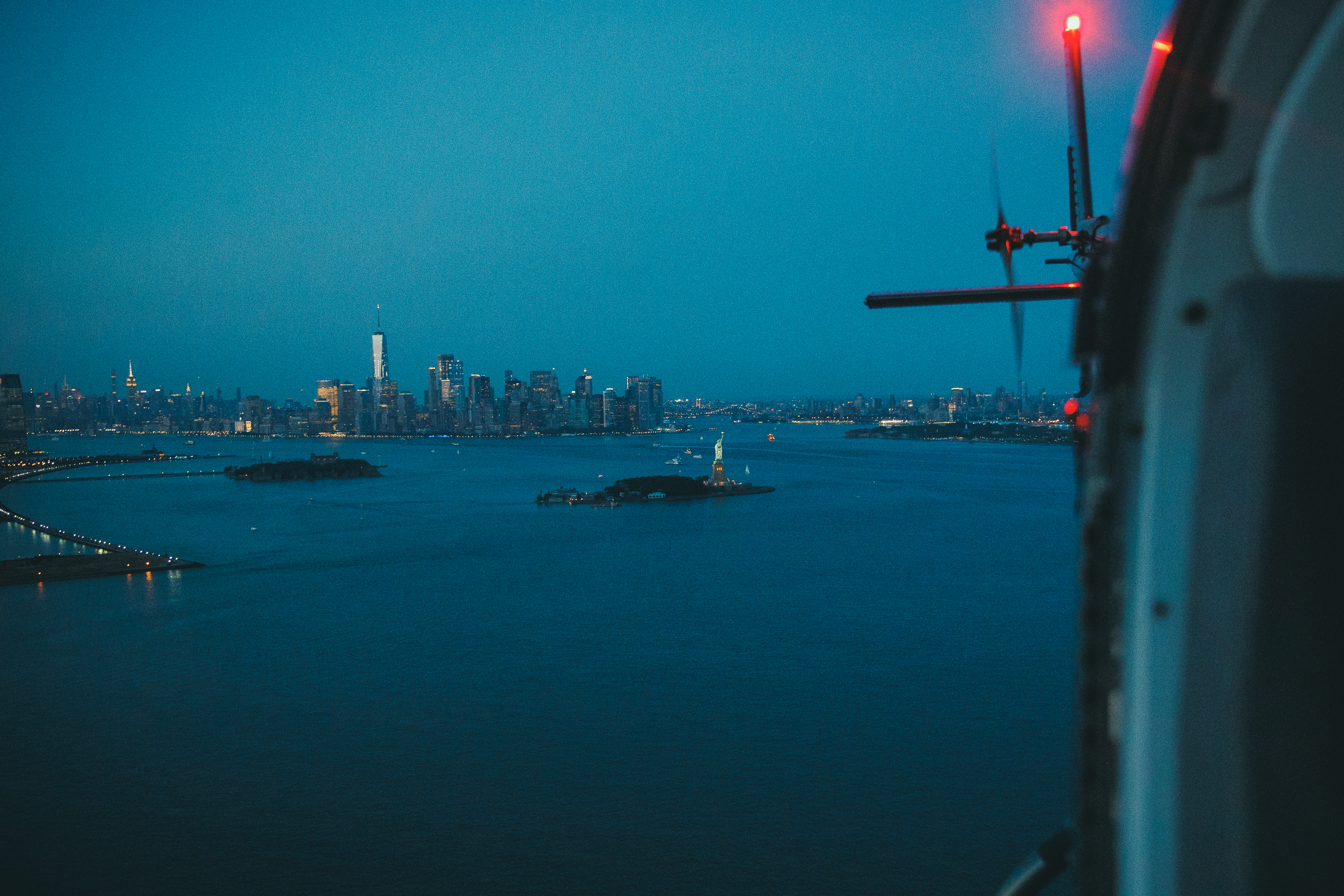 Far city view