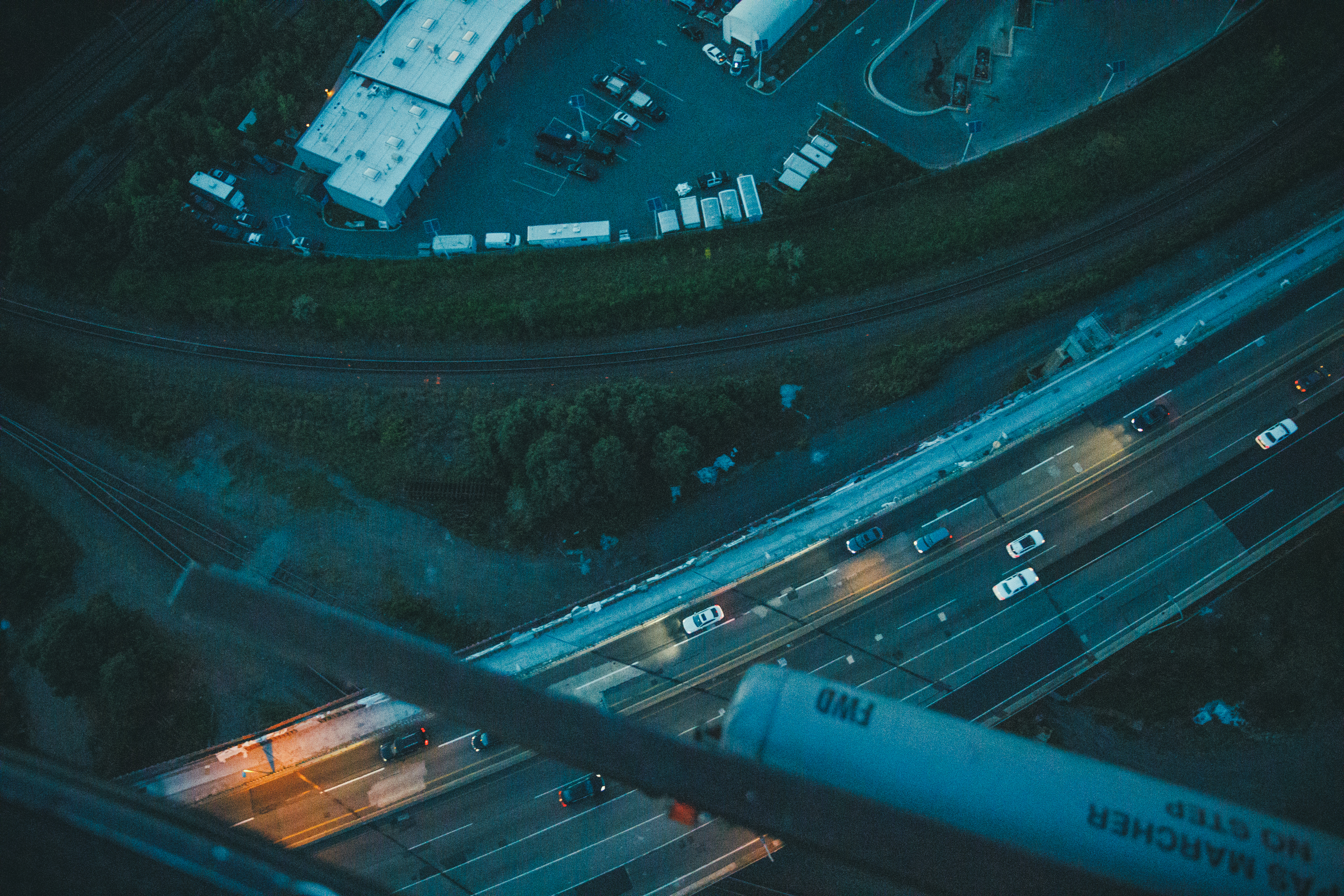 Cars on street
