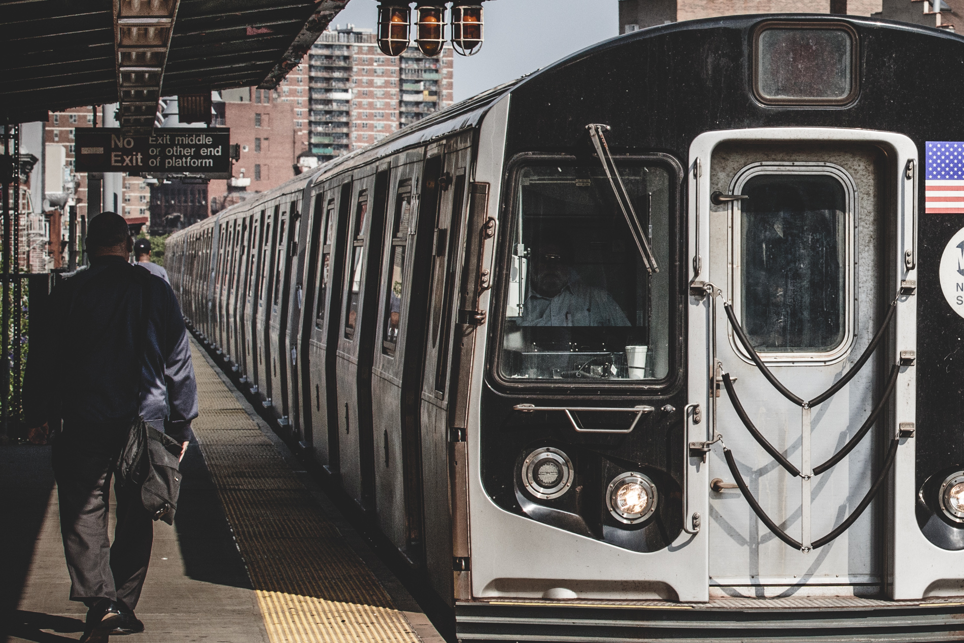 getting on the train
