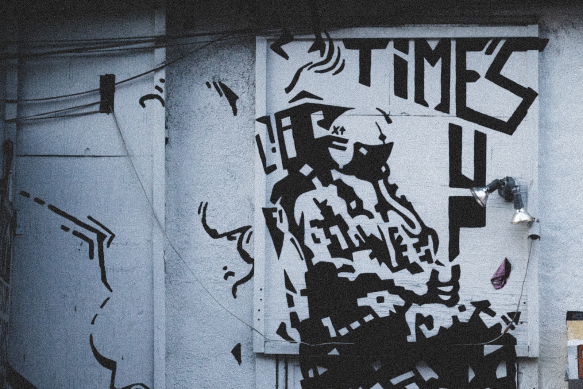 times up rocket man graffitti