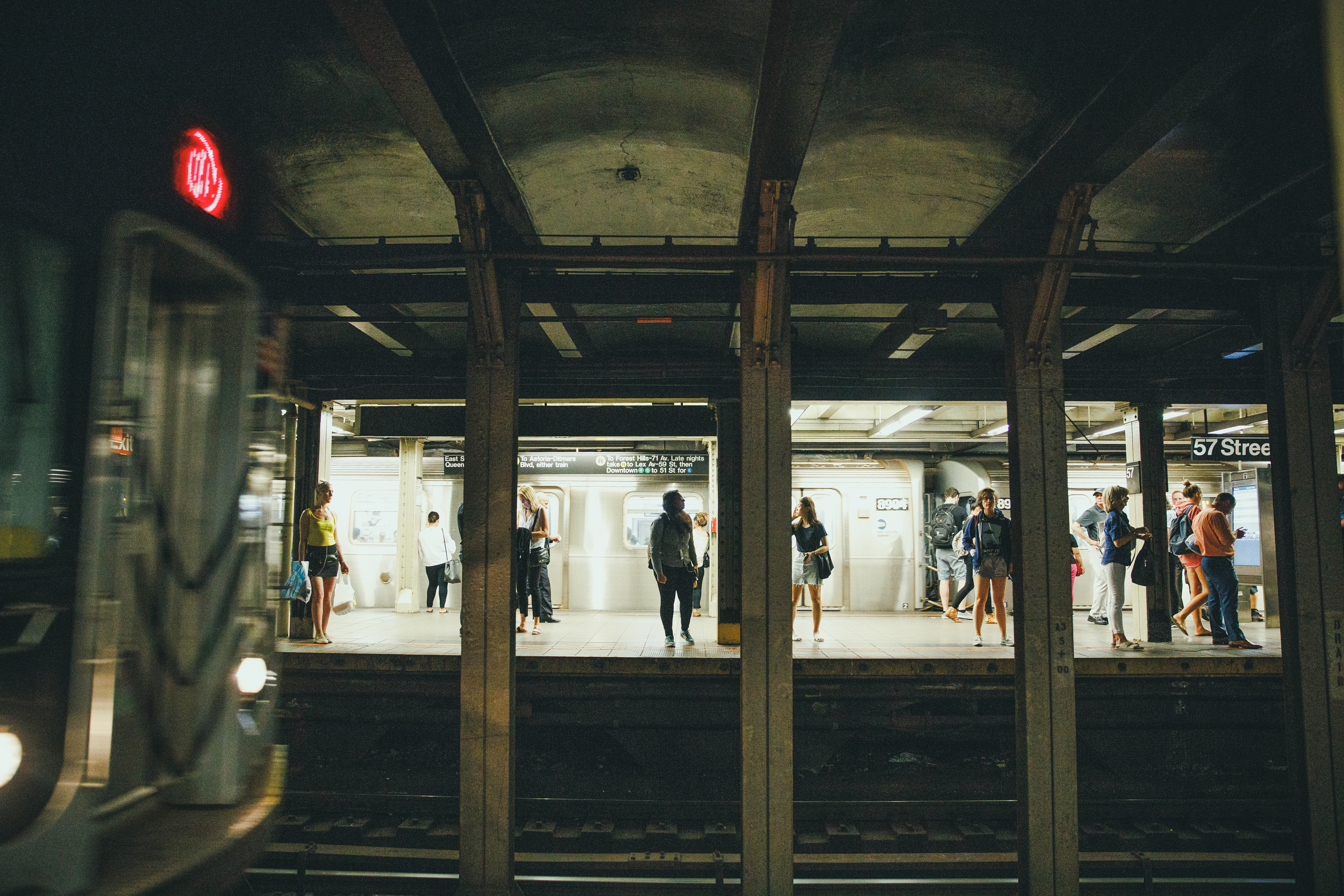Subway arriving