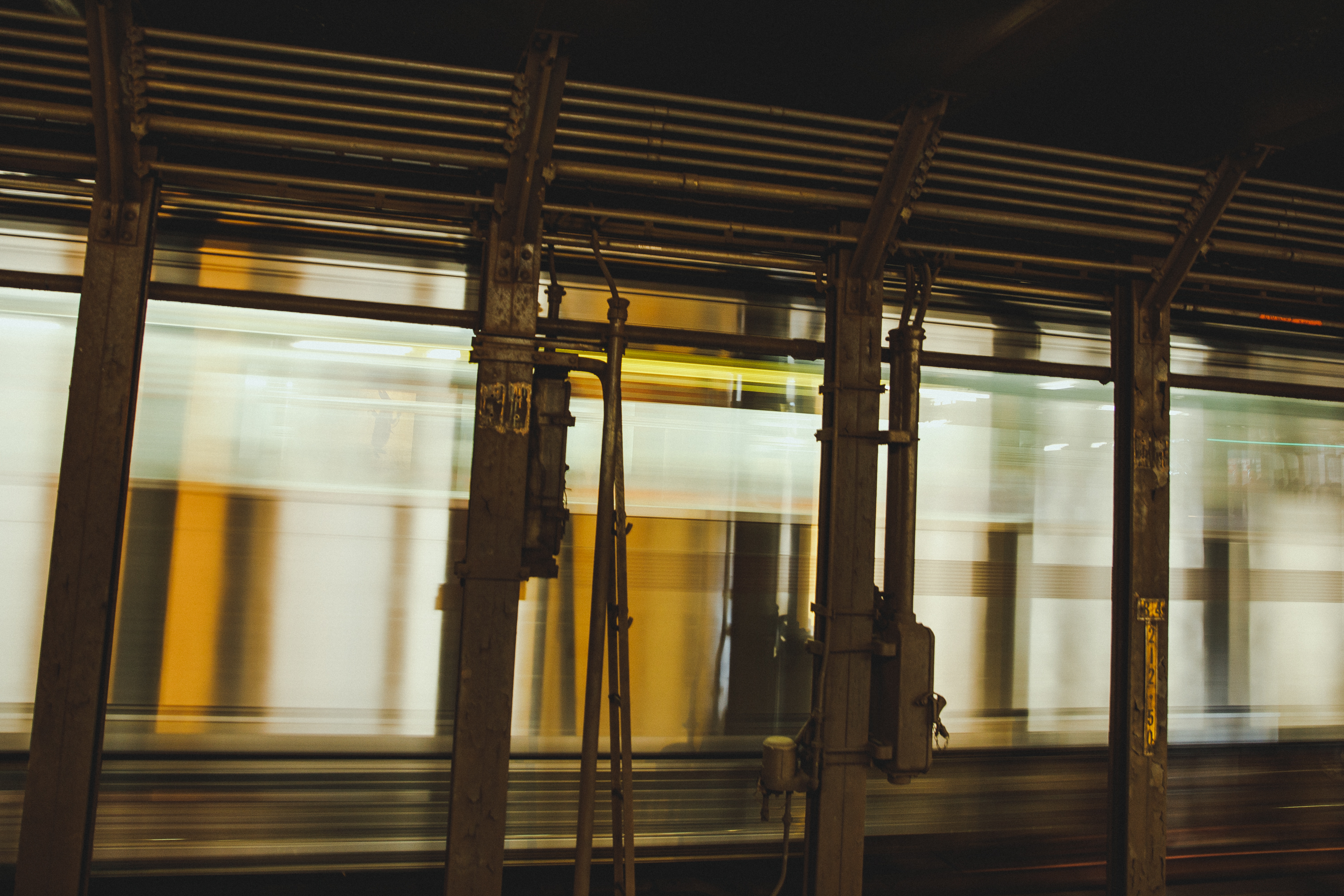 Inside subway station