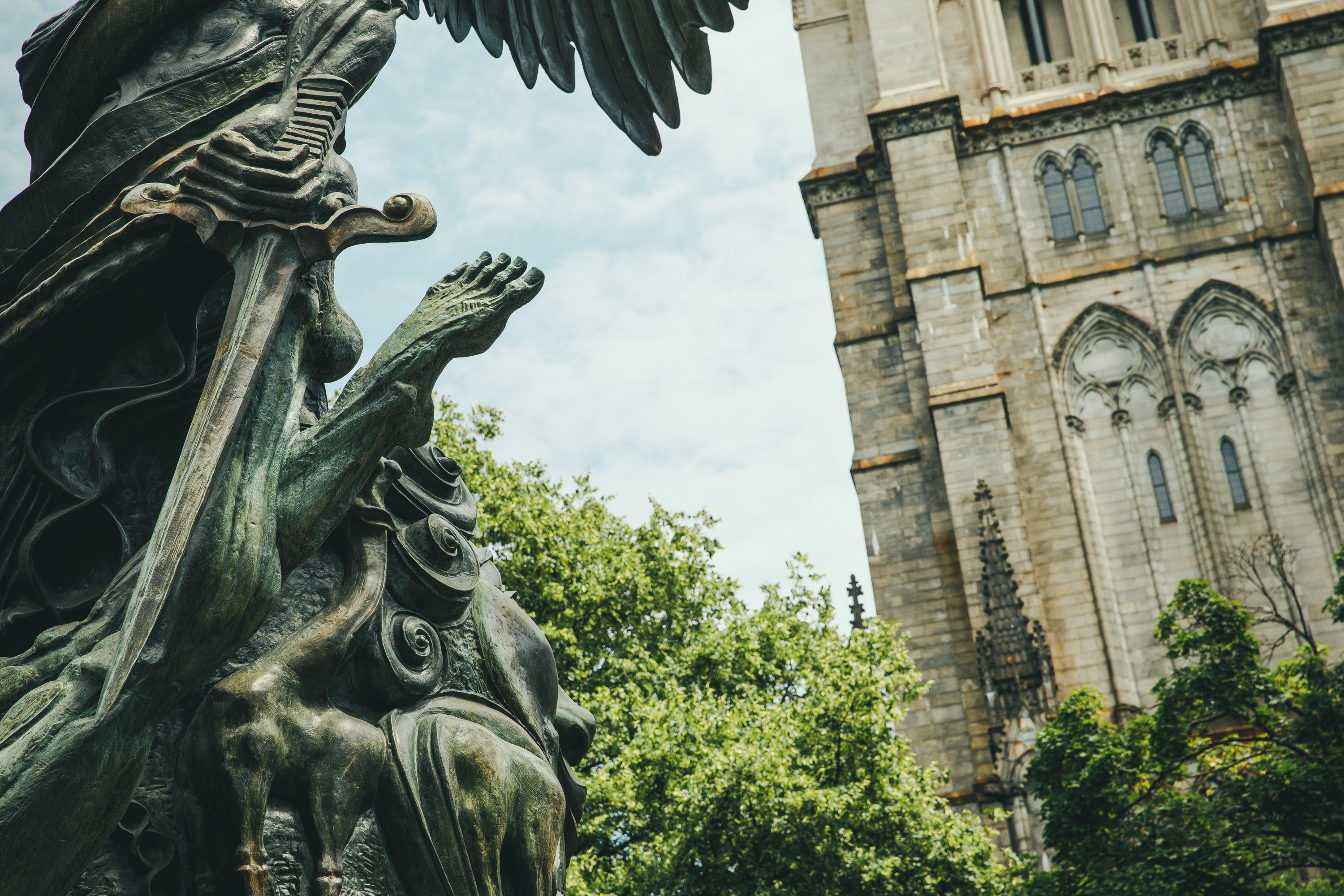 Church statue