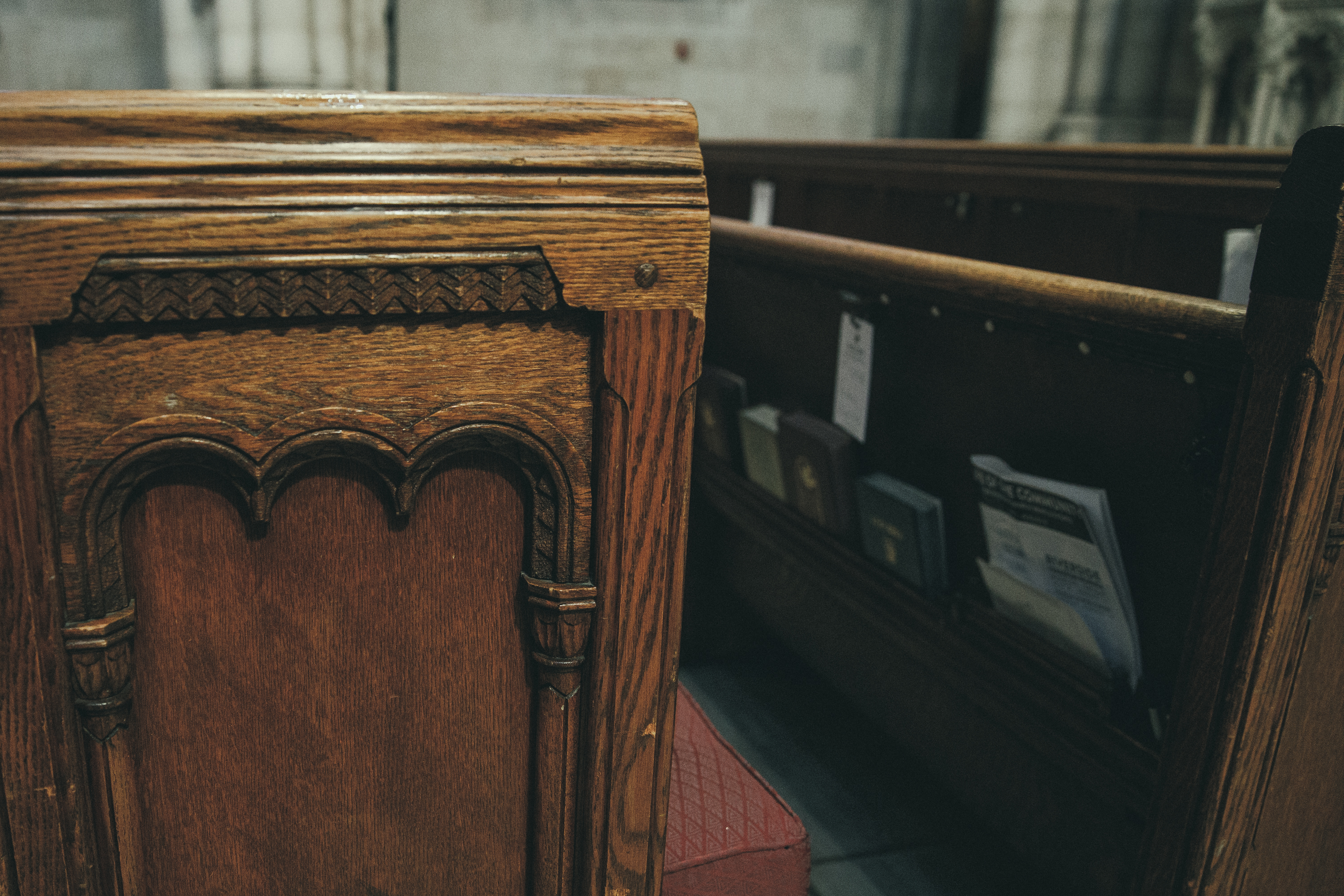Wooden pew