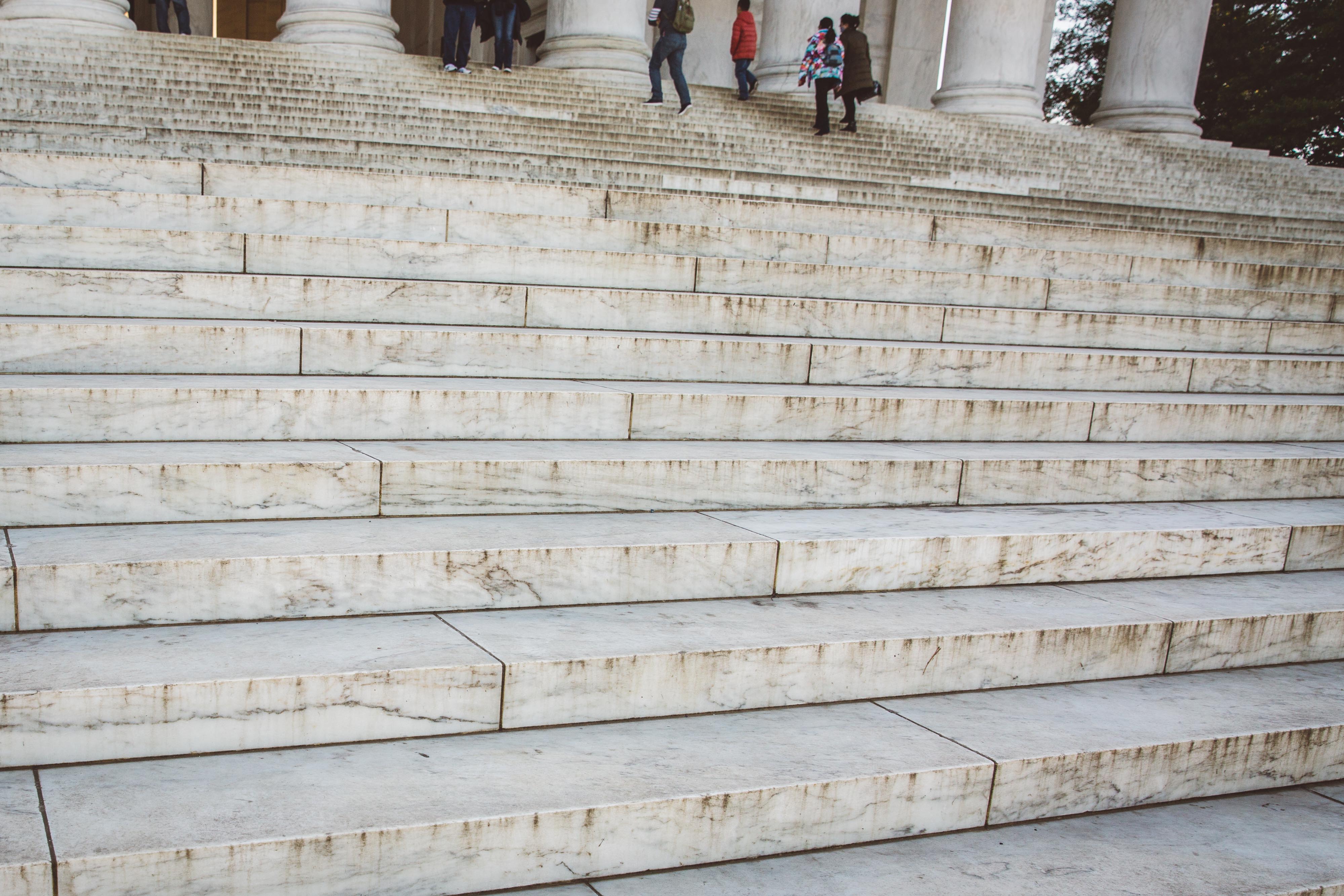 Marble steps