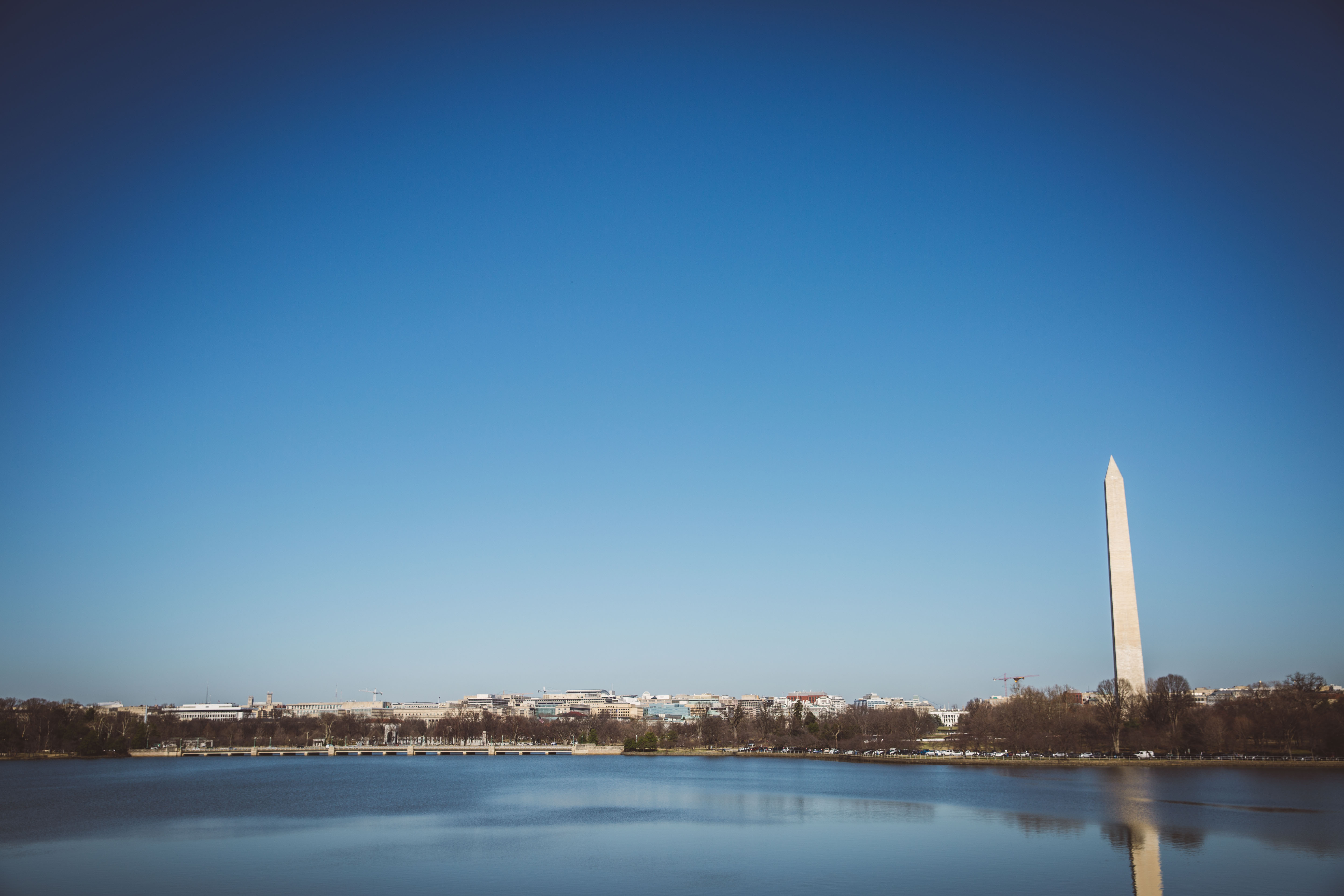 Water and monument