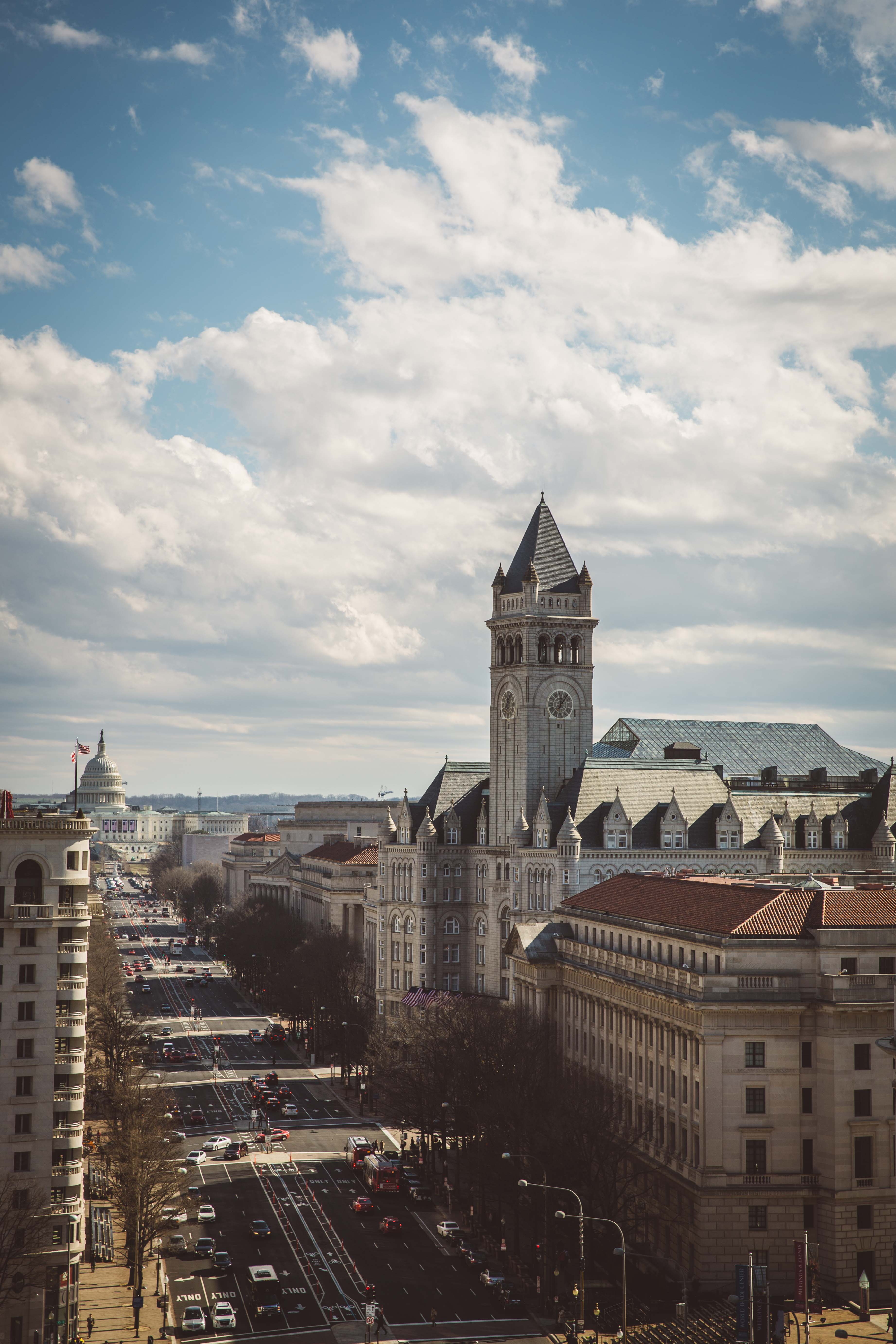 Buildings and sky