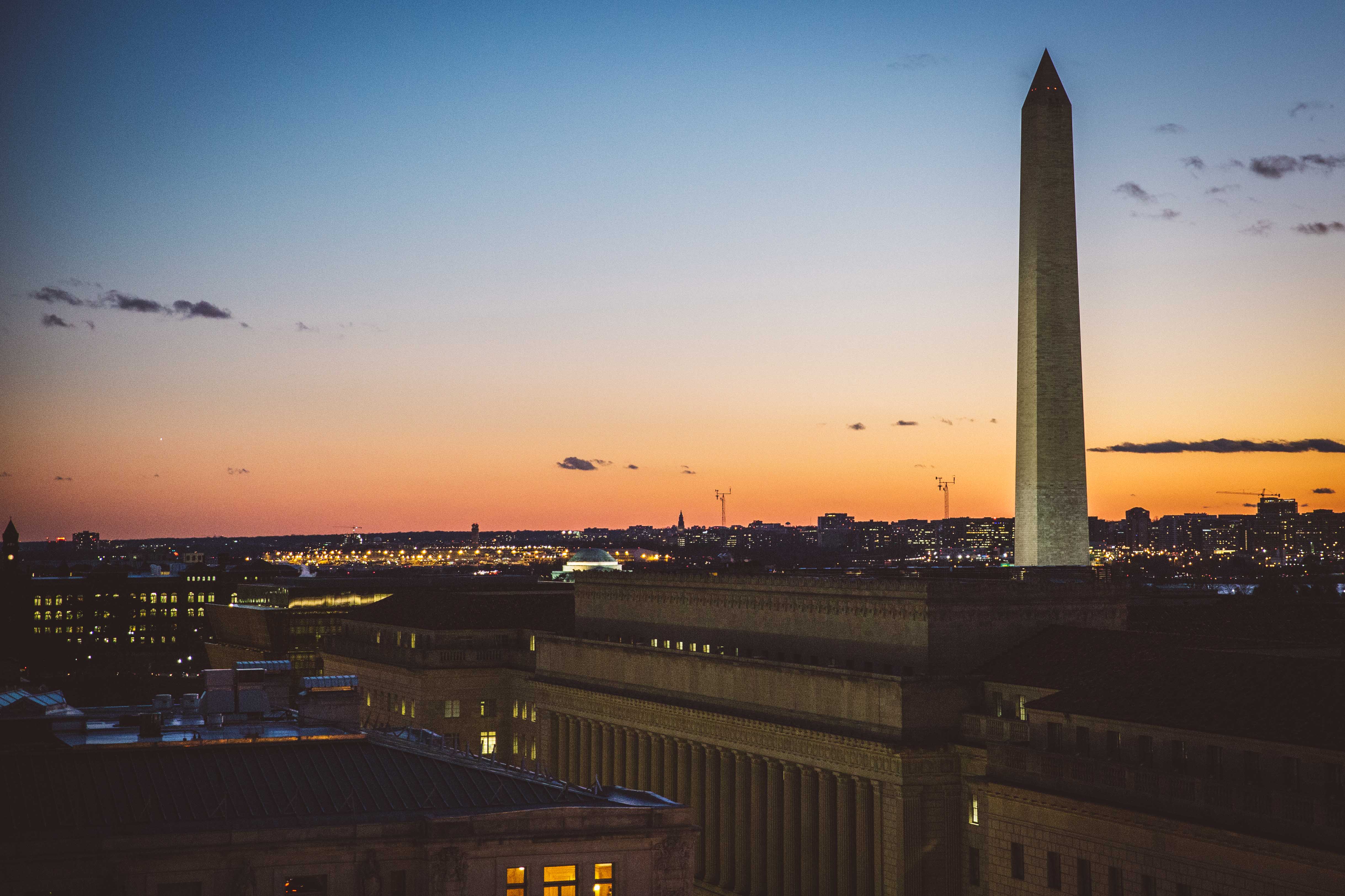 Sunset in DC