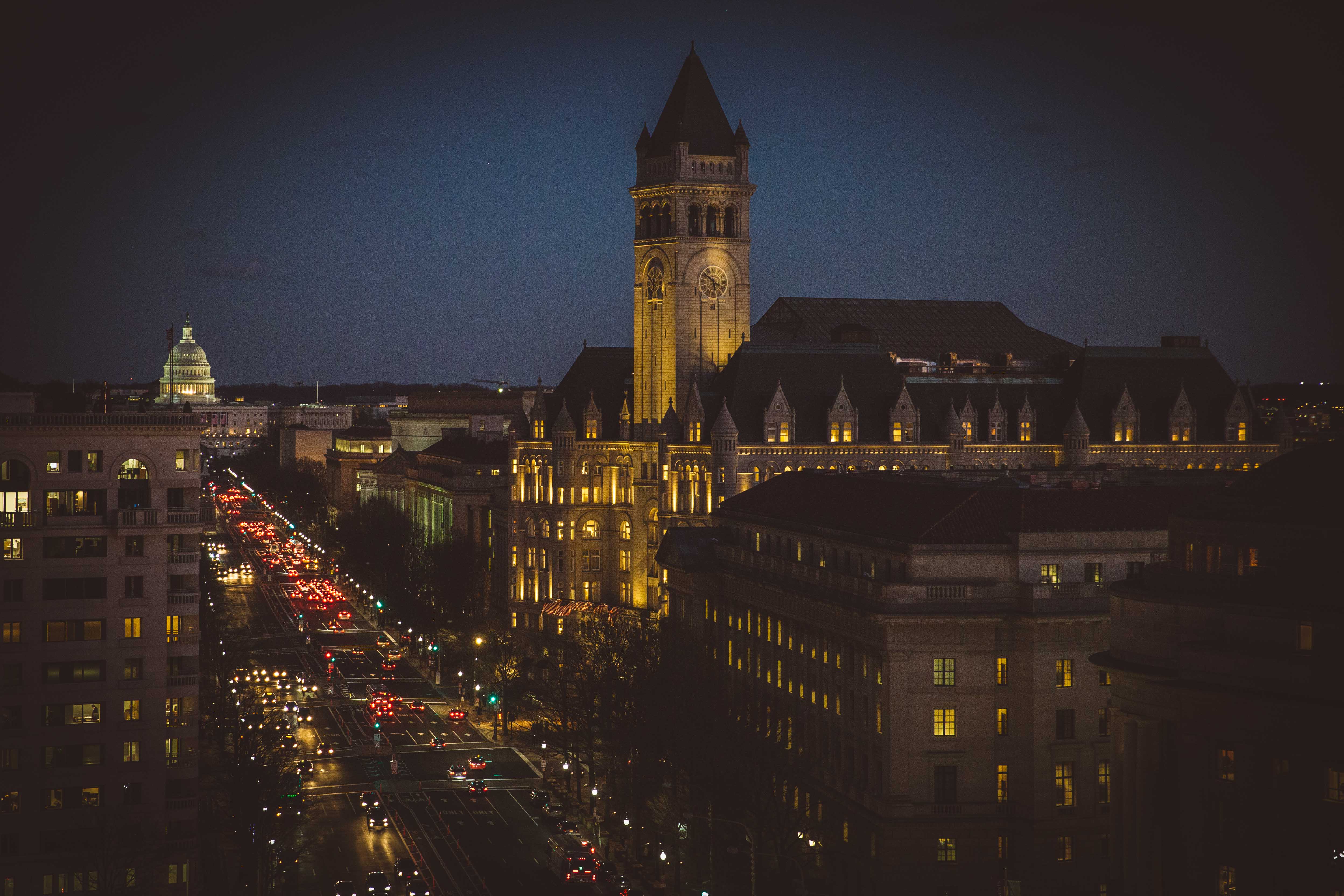 Streets at night