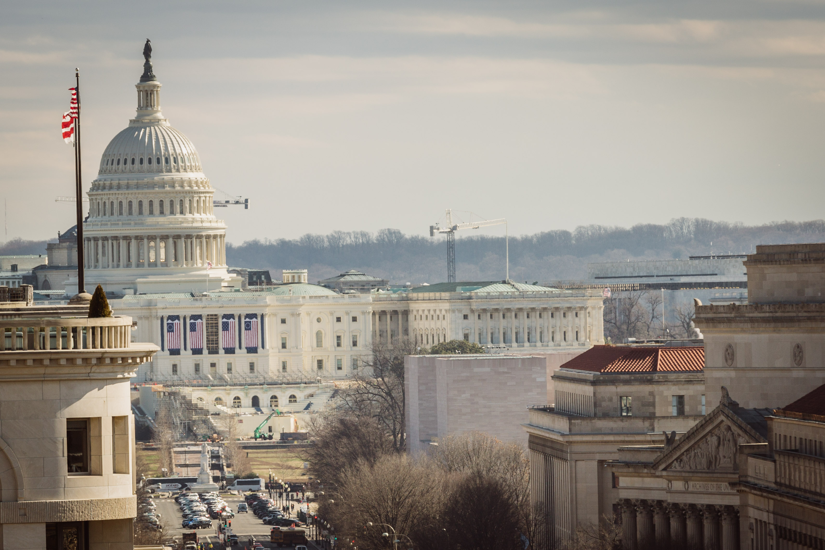 Street and capital building
