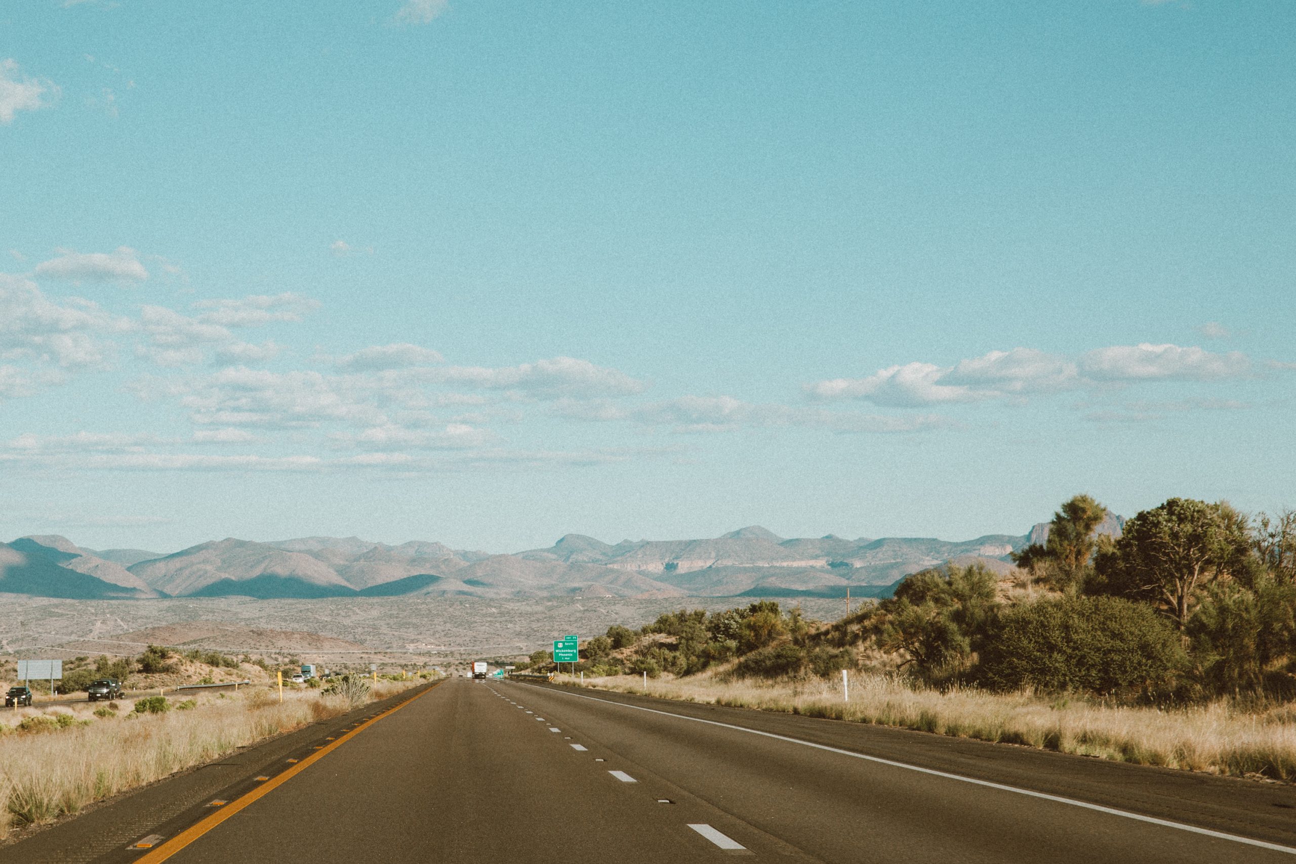 Open highway