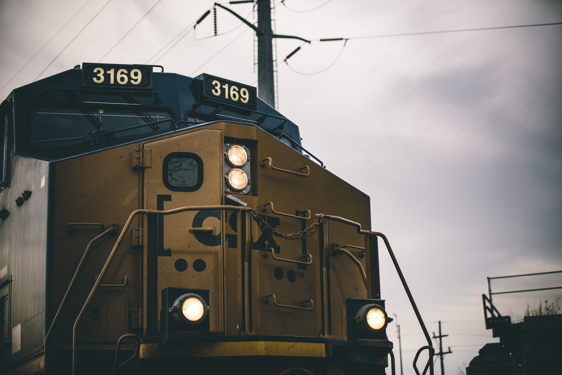 front of train