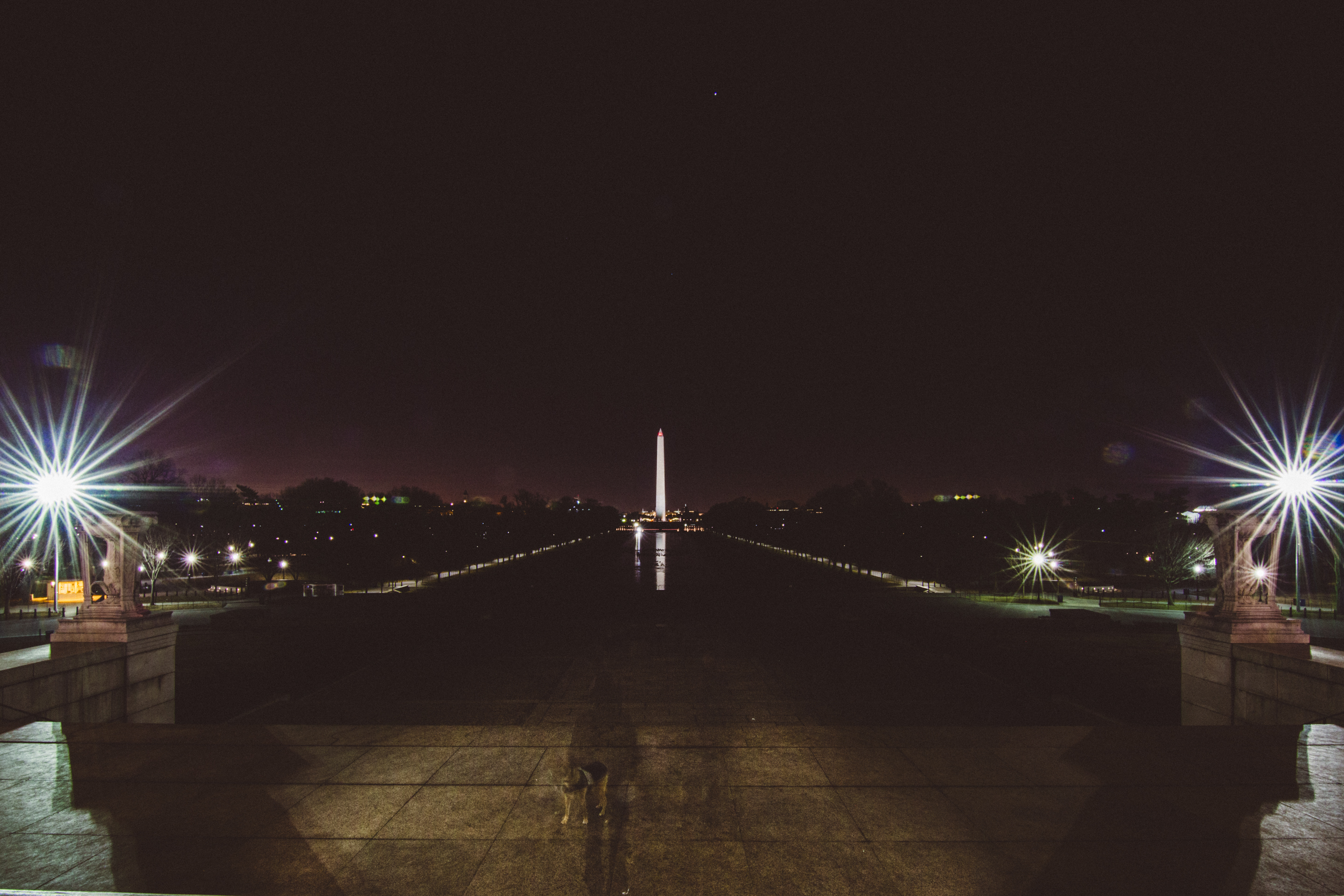 Shadows at night