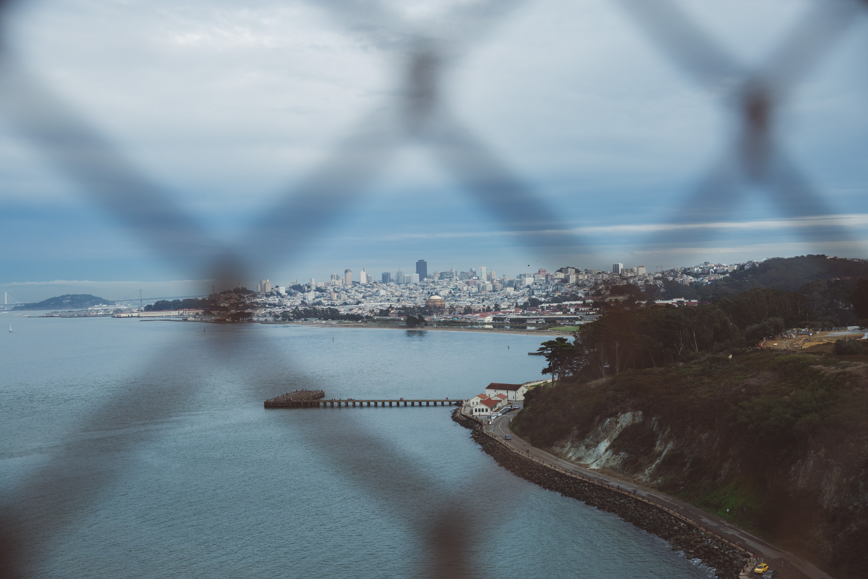bridge view of san francisco