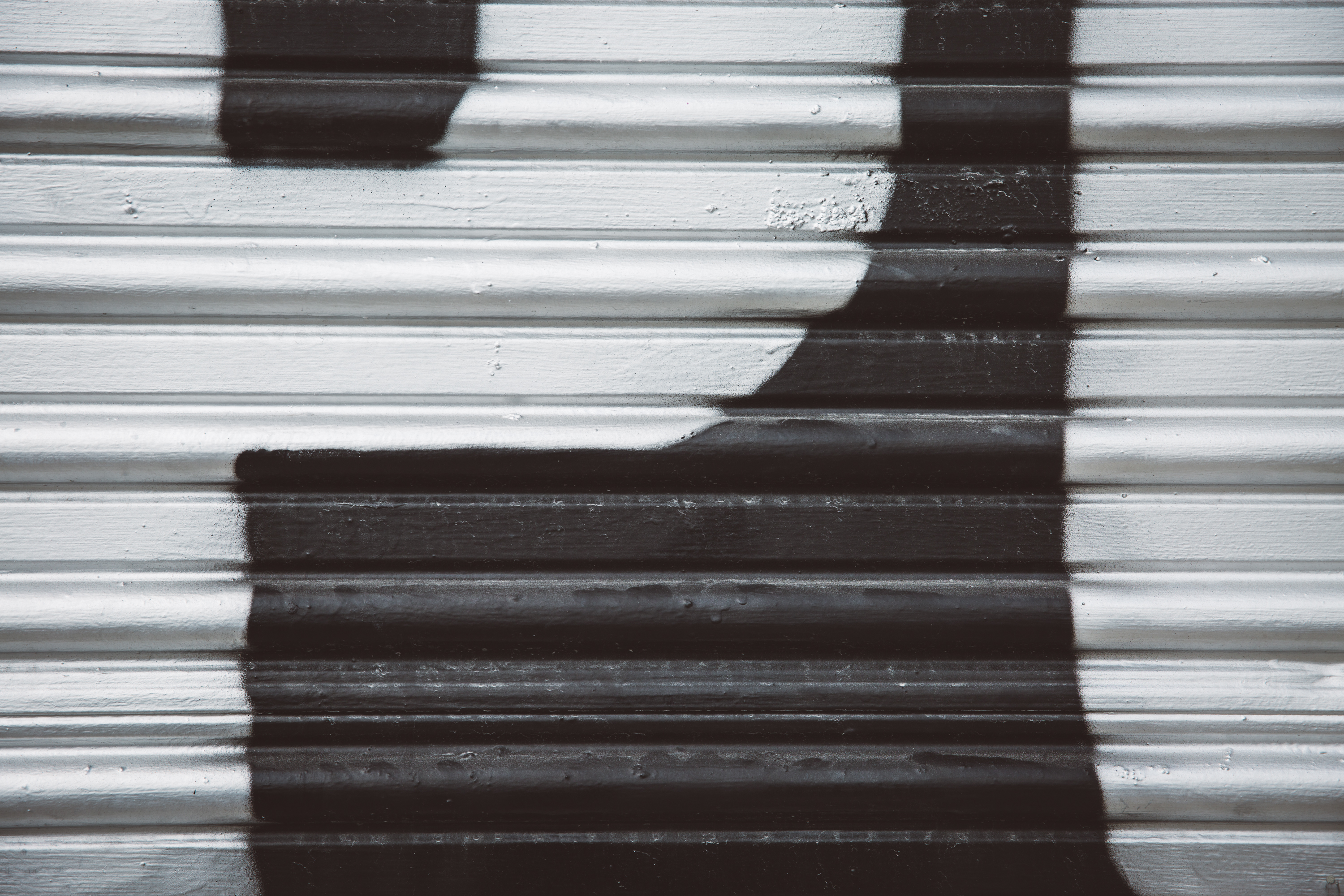 Letters on door